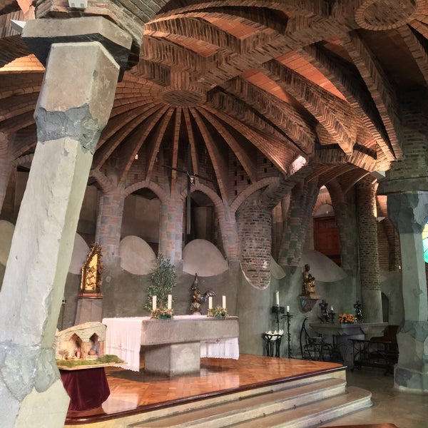 Photo taken at Cripta Gaudí by Daniel M. on 1/30/2016