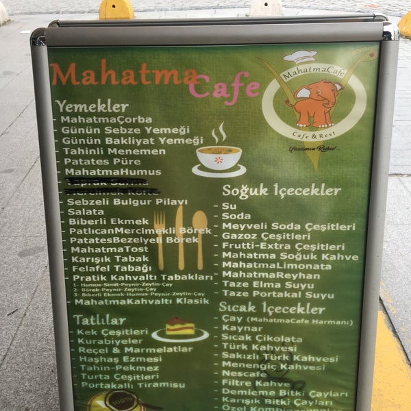 4/1/2018 tarihinde Rumet S.ziyaretçi tarafından Mahatma Cafe'de çekilen fotoğraf
