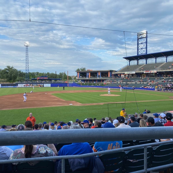 Photo taken at NBT Bank Stadium by Courtney Y. on 5/26/2022