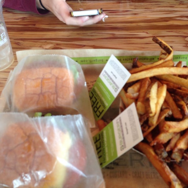 Photo taken at BurgerFi by Barb F. on 1/25/2014
