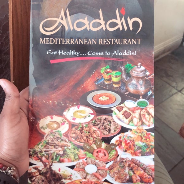 Foto tomada en Aladdin Mediterranean Restaurant  por Sultan R. el 1/28/2019