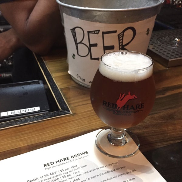 Photo taken at Red Hare Brewing Company by Brian H. on 7/13/2019