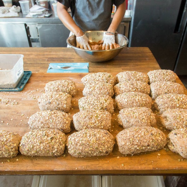 At SCRATCHBREAD in Bed-Stuy, the bakers throw out most of the rules & create their own loaves from, well, scratch. Make Monday a little better by treating yourself to a peanut butter & jelly sandwich.