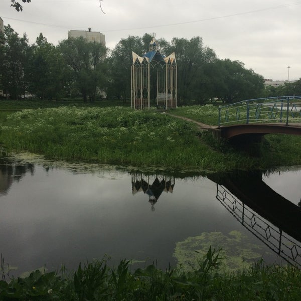 Фермское озеро беседка