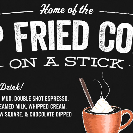 Deep Fried Coffee on a Stick = Amazing