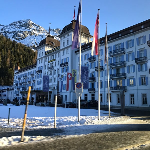 Photo taken at Kempinski Grand Hotel des Bains by Alsu on 1/1/2017
