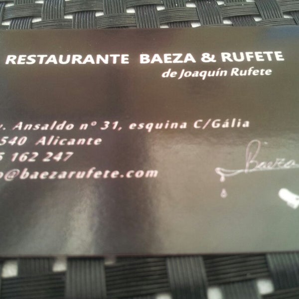 Photo prise au Restaurante Baeza y Rufete par nacho c. le7/10/2013