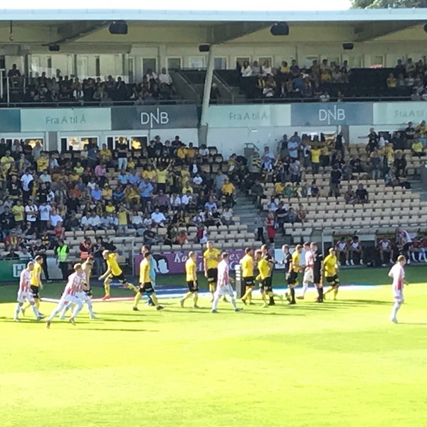 Photo taken at Åråsen Stadion by Bjørn L. on 6/30/2019