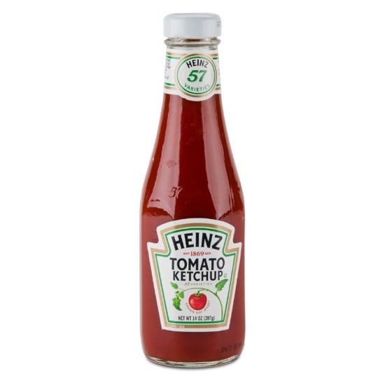 Unless you love the overwhelming taste of sweet cinnamon bring a bottle of real ketchup.