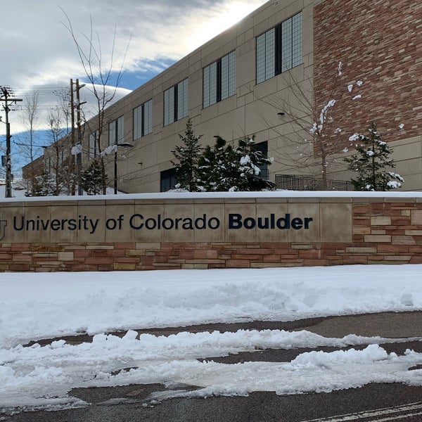 Photo taken at University of Colorado Boulder by Phil D. on 12/31/2022