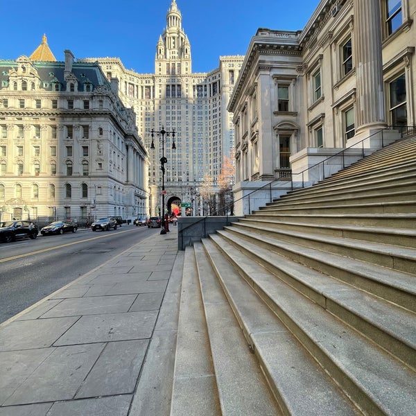 Photo taken at Manhattan Municipal Building by Gabe R. on 3/30/2021