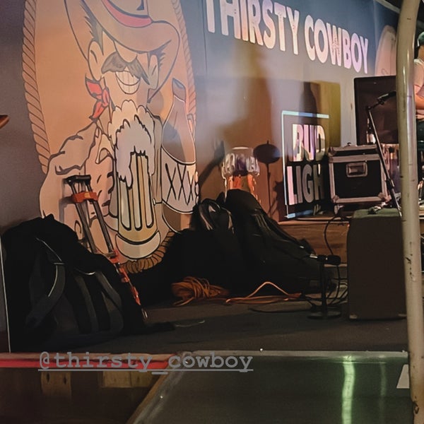 Photo taken at Thirsty Cowboy by Erica W. on 11/30/2021