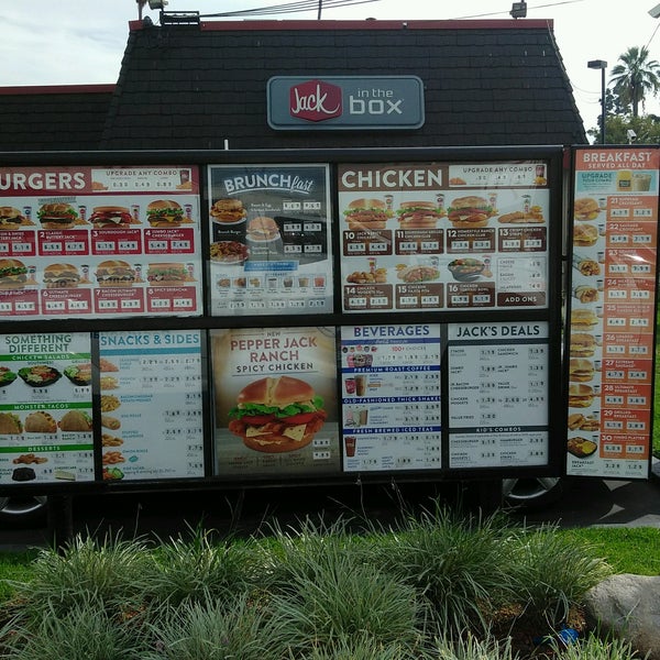 Jack in the box menu deals