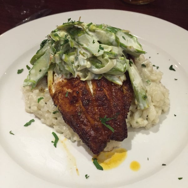 Got the blackened catfish special with creamy risotto - it was off. The. Hook.
