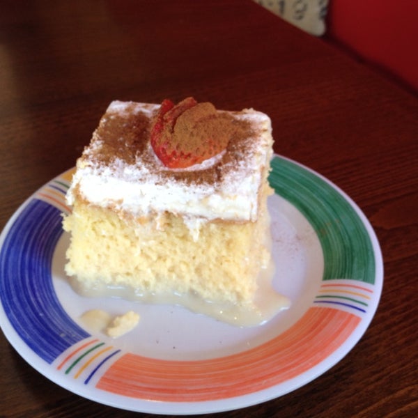 Try the Tres Leches Cake. Really really good!