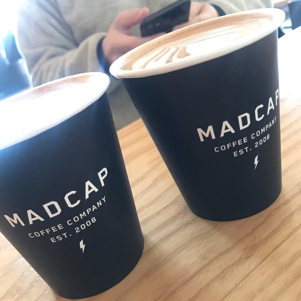 Foto diambil di Madcap Coffee oleh Emily W. pada 12/22/2019