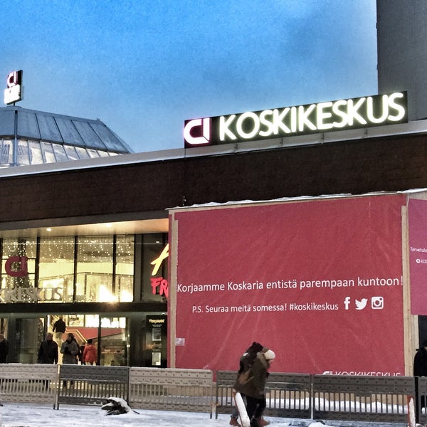 The biggest shopping mall in Tampere.