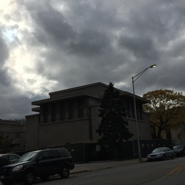Photo taken at Frank Lloyd Wright&#39;s Unity Temple by Jan R. on 10/30/2016