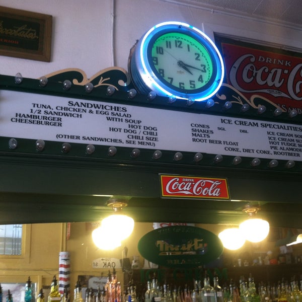 Photo taken at MacAlpine&#39;s Diner and Soda Fountain by Jesse L. on 5/4/2013
