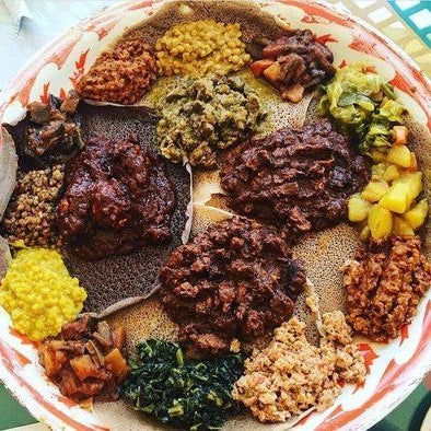 Photo taken at Aster&#39;s Ethiopian Restaurant by Yext Y. on 2/22/2018