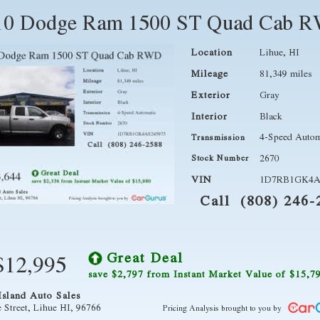 Photos At Garden Island Auto Sales Kauai County Lihue Hi