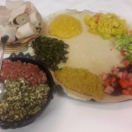 Photo taken at Lalibela Ethiopian Restaurant by Yext Y. on 10/31/2017