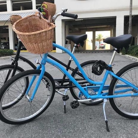 Photo taken at Clearwater Beach Scooter and Bike Rentals by Yext Y. on 2/20/2018
