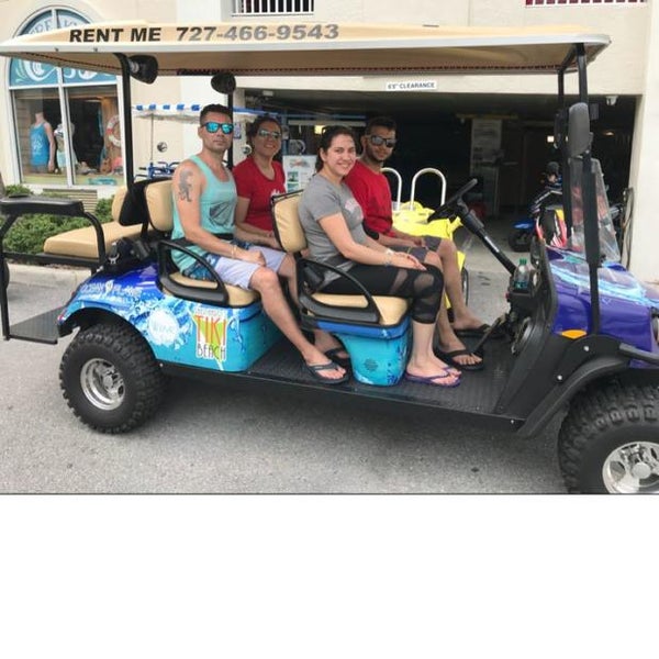 Photo taken at Clearwater Beach Scooter and Bike Rentals by Yext Y. on 11/12/2017