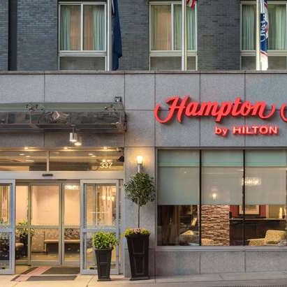 Photo taken at Hampton Inn by Hilton by Yext Y. on 10/21/2019