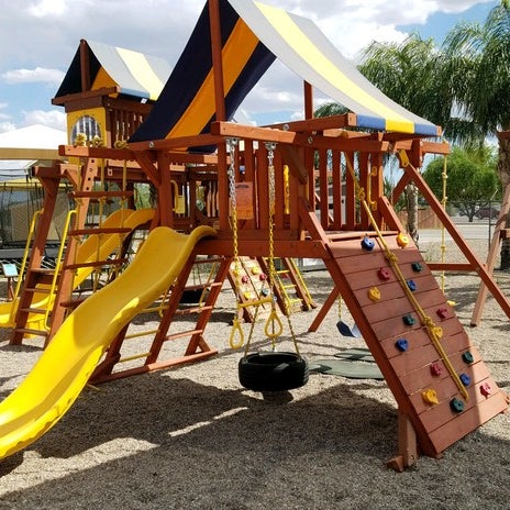 Photos At Tree Frogs Wooden Swing Set Factory Tucson