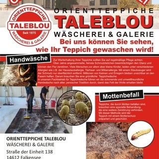 Photo taken at Teppichwäscherei und Galerie Taleblou by Yext Y. on 7/29/2020