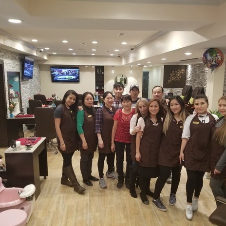 Photo taken at Vickies Nail Spa Chicago by Yext Y. on 4/19/2018
