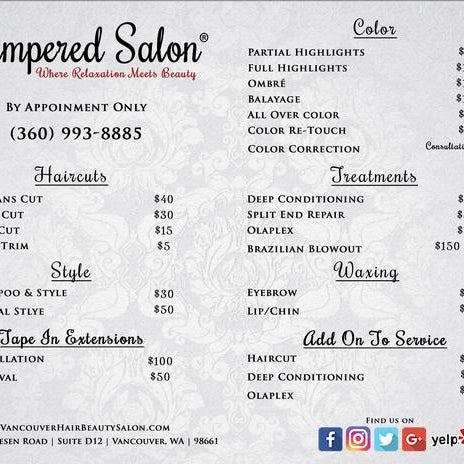 Photos At Pampered Salon Vancouver Wa