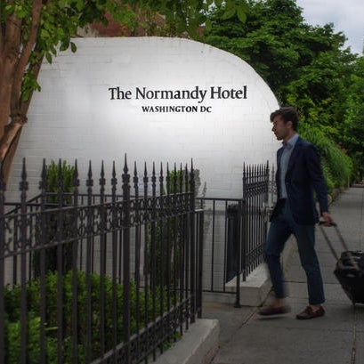Photo taken at The Normandy Hotel by Yext Y. on 6/26/2019