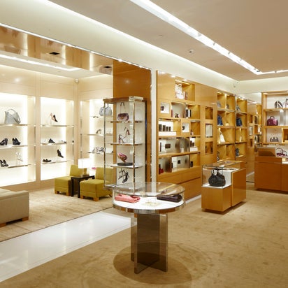 Louis Vuitton shop in El Corte Ingles Castellana on September 14