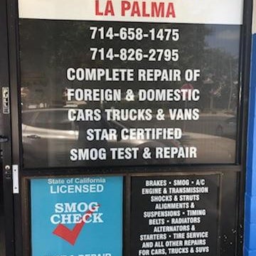 Auto Repair Shop La Palma Automotive Shop In West Anaheim
