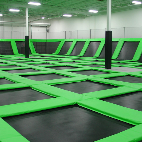 Photo taken at Zero Gravity Trampoline Park by Yext Y. on 5/19/2016