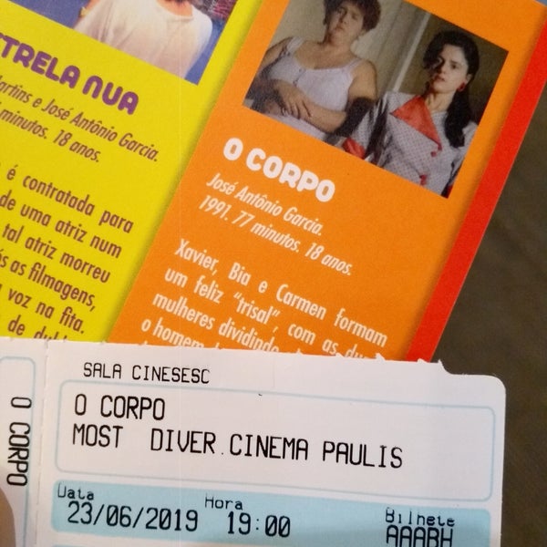 Photo taken at CineSesc by Bianca B. on 6/23/2019