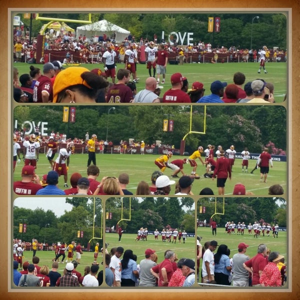 We had a ball at Redskins training camp...RG3, DeSean Jackson, Santana Moss, looked awesome on the field!  HAIL!!!