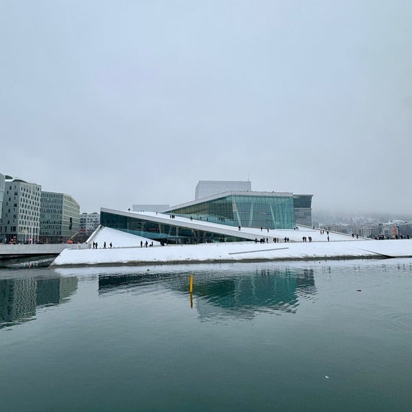 Photo taken at Oslo Opera House by Lasse J. on 12/16/2023