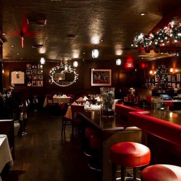 This impossible-to-get-into NYC institution feels super Tony Soprano, from the jukebox to the year-round Christmas lights. Plus, Italian-American fare like fusilli arrabbiata is pretty great, too.