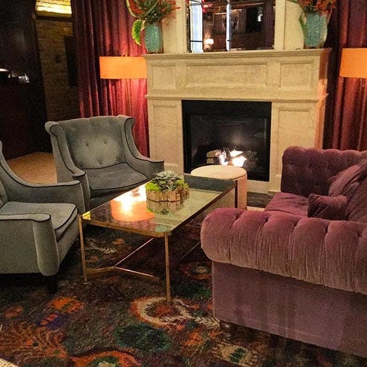 NYC has no shortage of cozy hotel lobbies, but we were more than happy to add this luxe Art Deco spot—which boasts one fireplace in the lobby and another in the restaurant—to our rotation.