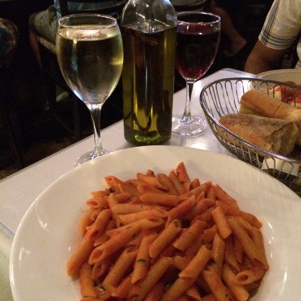 Definitely get the penne alla vodka if you're vegetarian! Or even if you're not!  Enough for two meals.