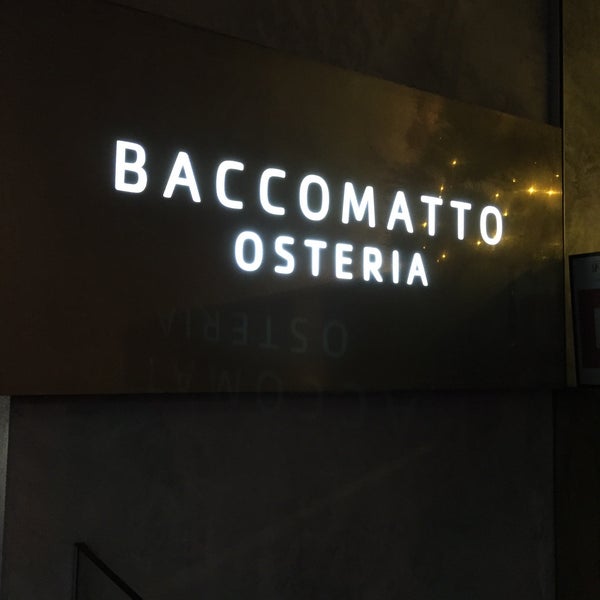 Photo taken at Baccomatto Osteria by Warren C. on 1/2/2015