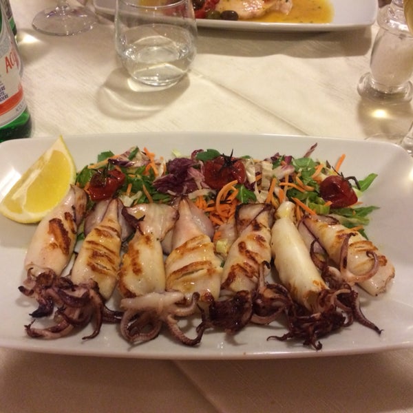 Mix seafood starter was good, grilled squid and grilled swordfish were very nice