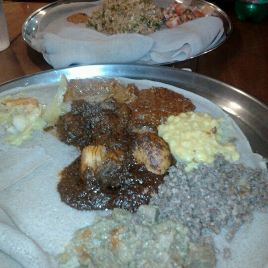 Photo taken at Zenebech Injera by Lawrence N. on 9/26/2012