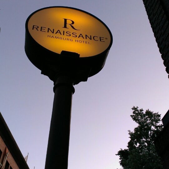 Photo taken at Renaissance Hamburg Hotel by Paul R. on 7/24/2014