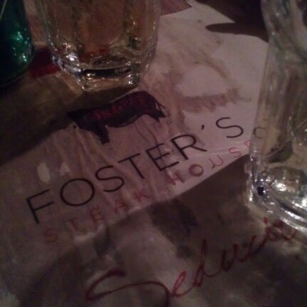 Photo taken at FOSTER&#39;S Steak House by Irma D. on 10/12/2012