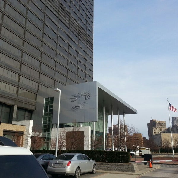 Photo taken at DTE Energy Headquarters by Richard R. on 12/5/2013