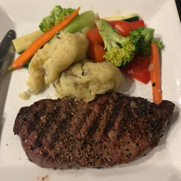 Steak was good...
